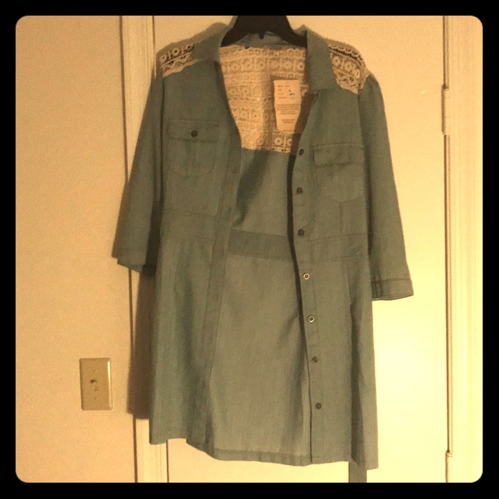 Medium sized denim dress